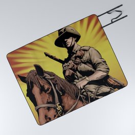 Australian Light Horse soldier Picnic Blanket