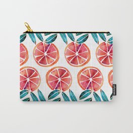 Watercolor Orange Blossoms Carry-All Pouch