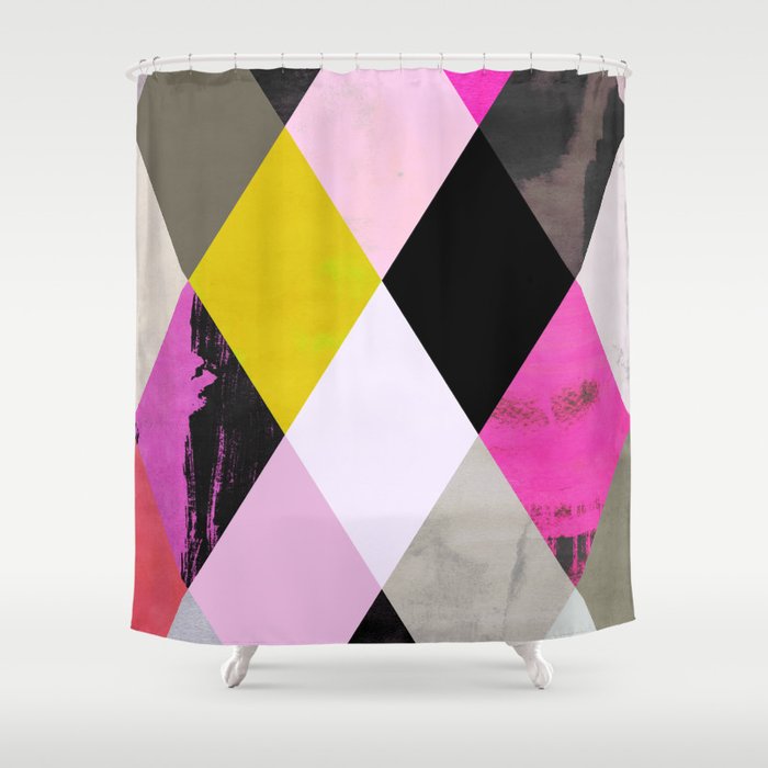 colour + pattern 15 Shower Curtain