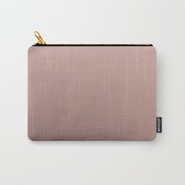 Soft Copper Rose Gold Ombré Carry-All Pouch