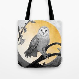 Golden Owl Tote Bag