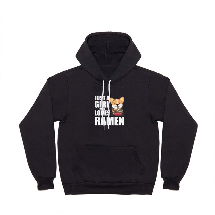 Ramen Japanese Noodles Sweet Corgi Eats Ramen Hoody