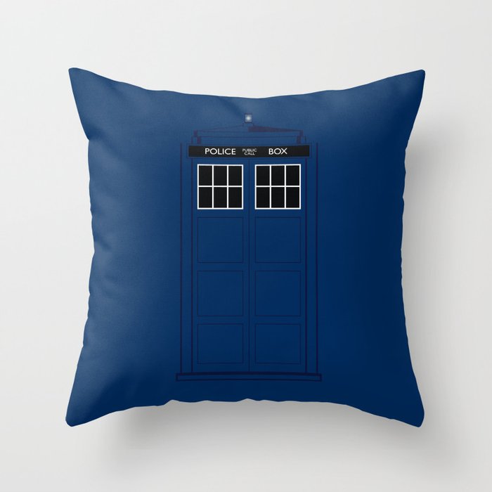 Doctor Who - The Doctor is in.....  Throw Pillow