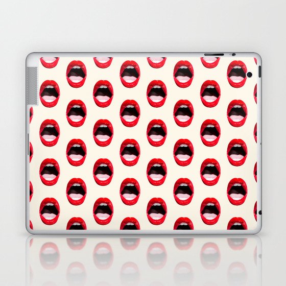 Red Lips Laptop & iPad Skin