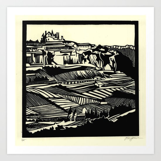 Linescape Art Print
