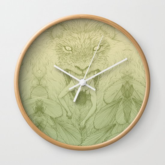 The Giant Winged Lion Wall Clock