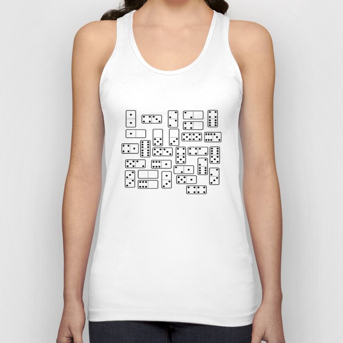 Dominoes: just plain dominoes for decor, accent piece, or gift idea, Use for home, office, or work space. Birthday Tank Top