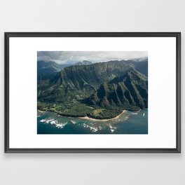 North Shore Kauai Framed Art Print