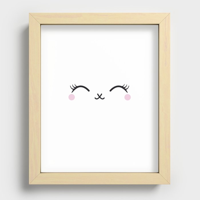 Cute eyes Recessed Framed Print
