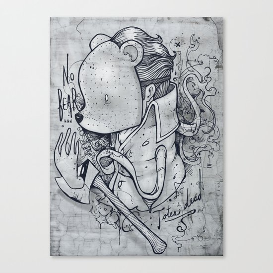 No bear Canvas Print