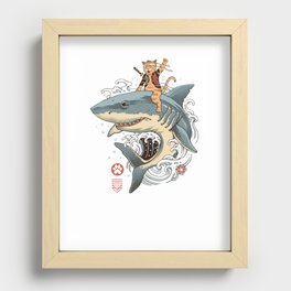 Cat Shark Recessed Framed Print