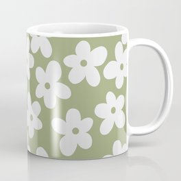 Mod Floral - Green Mug
