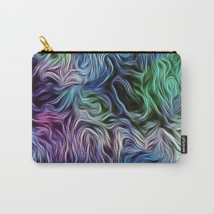 Turquoise Of Pastel Carry-All Pouch