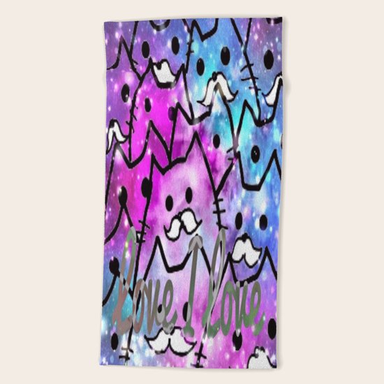 cat-217 Beach Towel