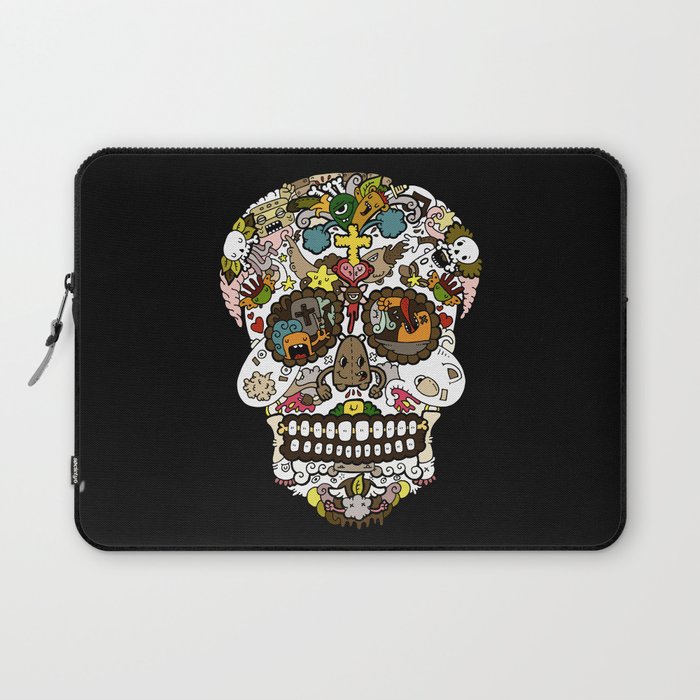 El dia de los muertos (Skull) Laptop Sleeve