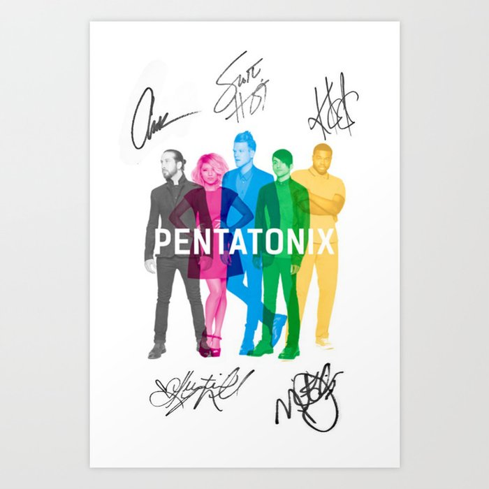 Signed Pentatonix Art Print