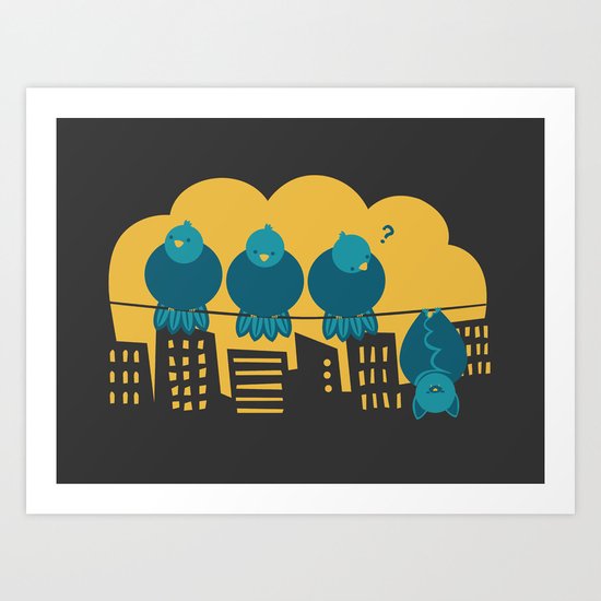 Three plus one Art Print