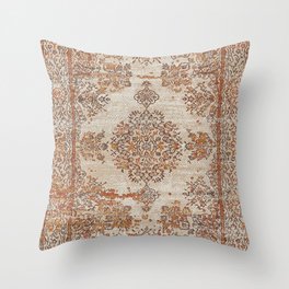 Oriental Vintage Carpet Design Throw Pillow