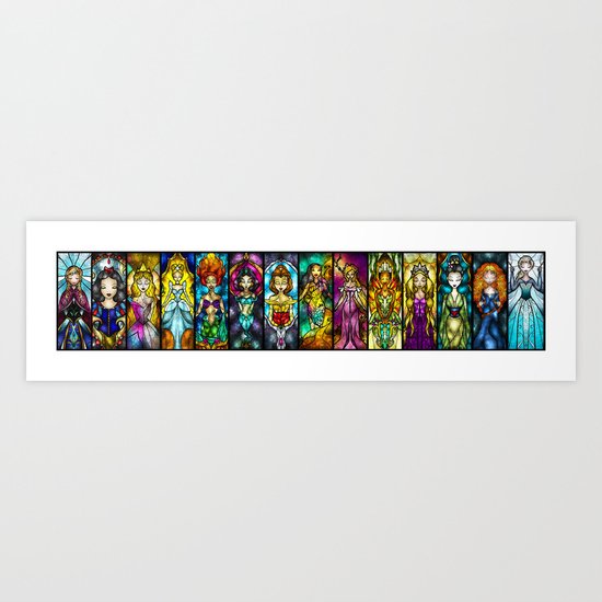 The Princesses Art Print