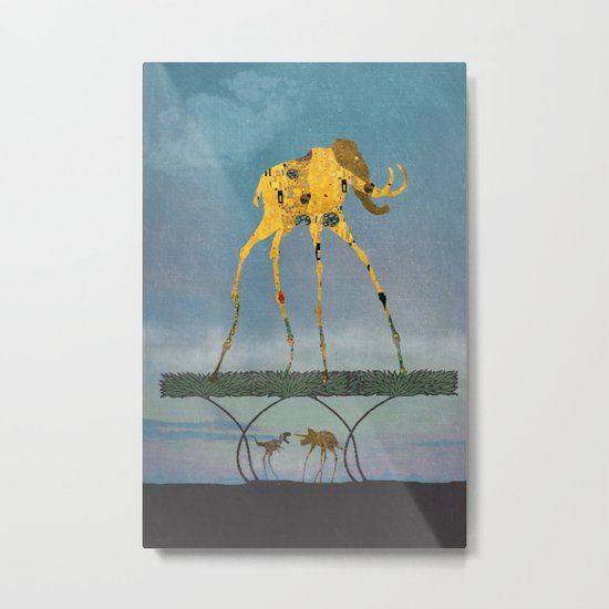 Dalimt Prehistoric Fantasy Metal Print