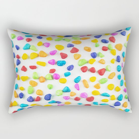 Rainbow rocks Rectangular Pillow