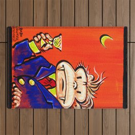 Vampire Sherry Ape. Outdoor Rug