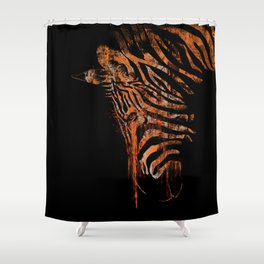 Zebra Mood Shower Curtain