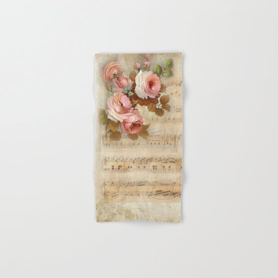 Vintage Music #5 Hand & Bath Towel