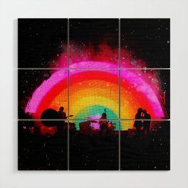 The Flaming Lips Space Rainbow Wood Wall Art