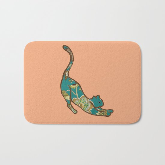 I love you, Kitten - Peach Bath Mat