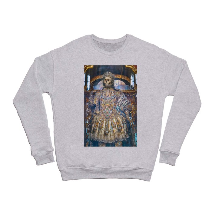 Jeweled Skeleton, Waldsassen Basilica, Germany Crewneck Sweatshirt