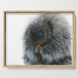 Vinnie the Porcupine by Teresa Thompson Serving Tray