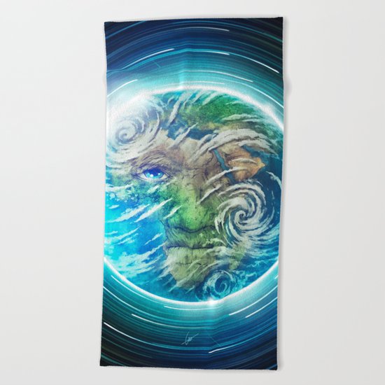 Earth II Beach Towel