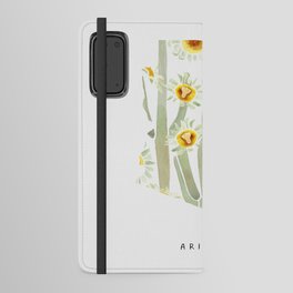 Arizona State Saguaro Cactus Blossoms Android Wallet Case