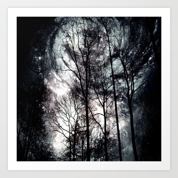 Dark Forest Art Print By Haroulita Society6
