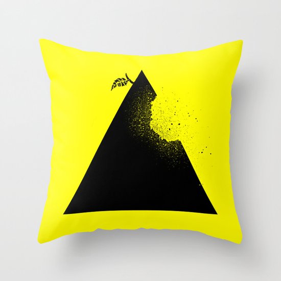 Apple pyramid Throw Pillow