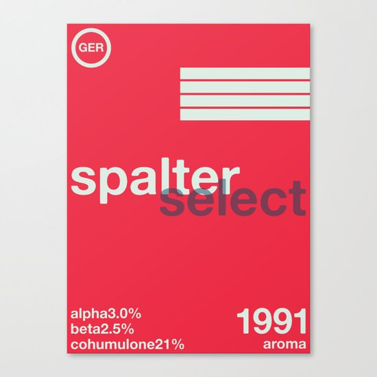 spalter select single hop Canvas Print