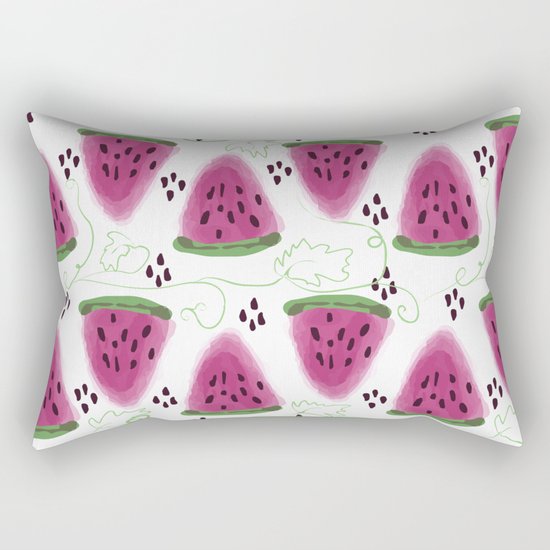 Watermelon pattern. Rectangular Pillow