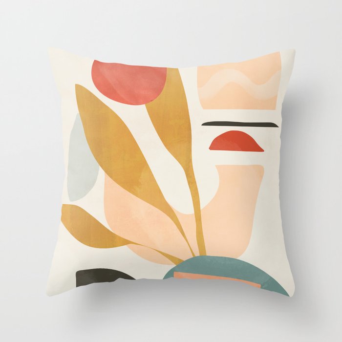 Abstract Shapes 20 Throw Pillow