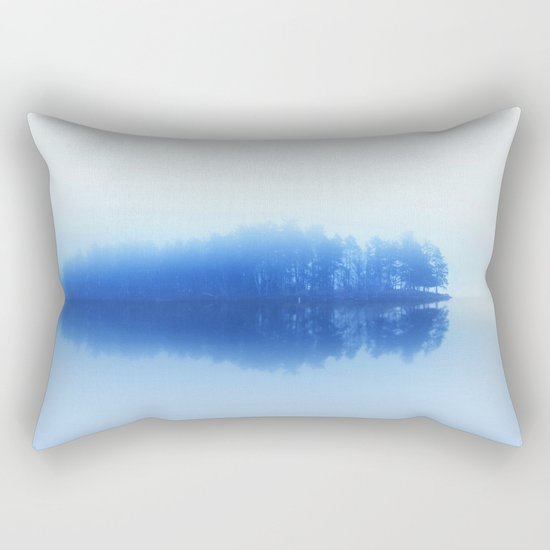 Foggy Reflections Rectangular Pillow