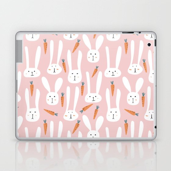 Bunnies & Carrots Laptop & iPad Skin