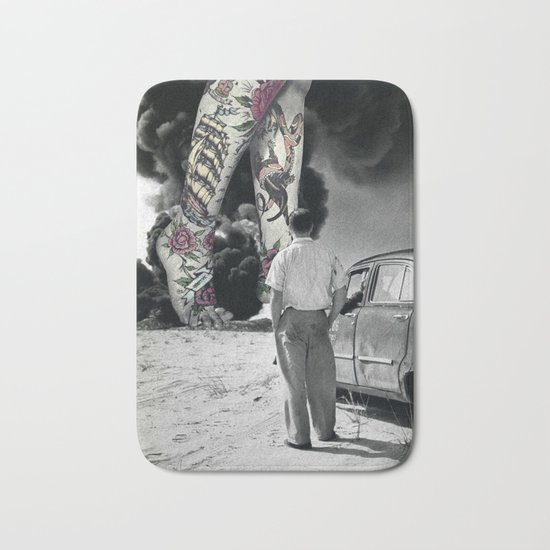NUMBER 16 (TATTOOS) Bath Mat