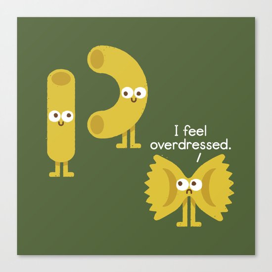 Pasta Party Canvas Print