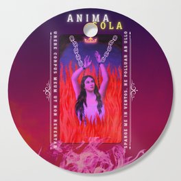 Anima Sola Neon - Burn My Body Cutting Board