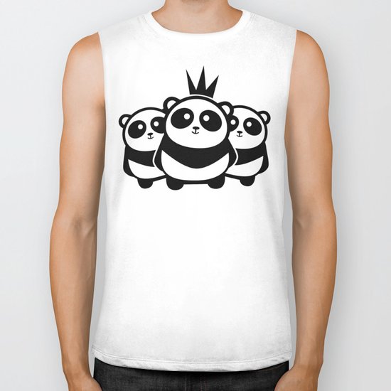 Panda Gang Biker Tank