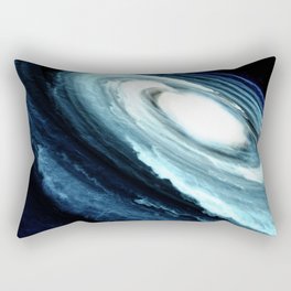 Blue Galaxy Rectangular Pillow