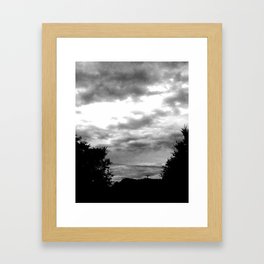 Stormy Skies Framed Art Print