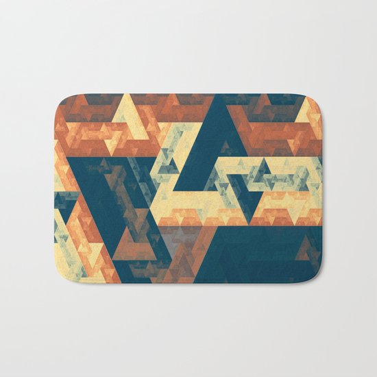 abstract oblivion Bath Mat