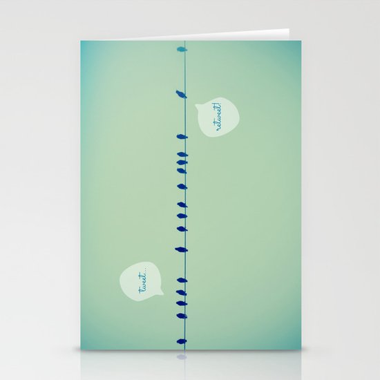 Tweeting Stationery Cards