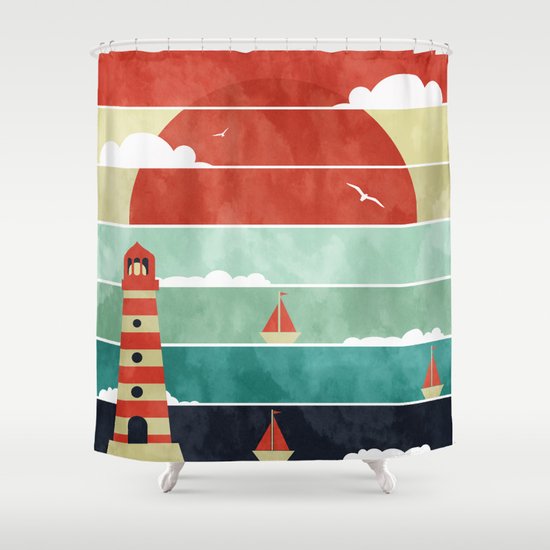 Coming Home. Shower Curtain